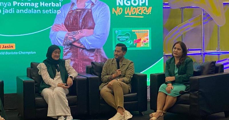 Press Conference Promag x Mikael Jasin di Jakarta Coffee Week 2024, ICE BSD, Sabtu (2/11/24). - Popmama.com/Salsyabila Sukmaningrum